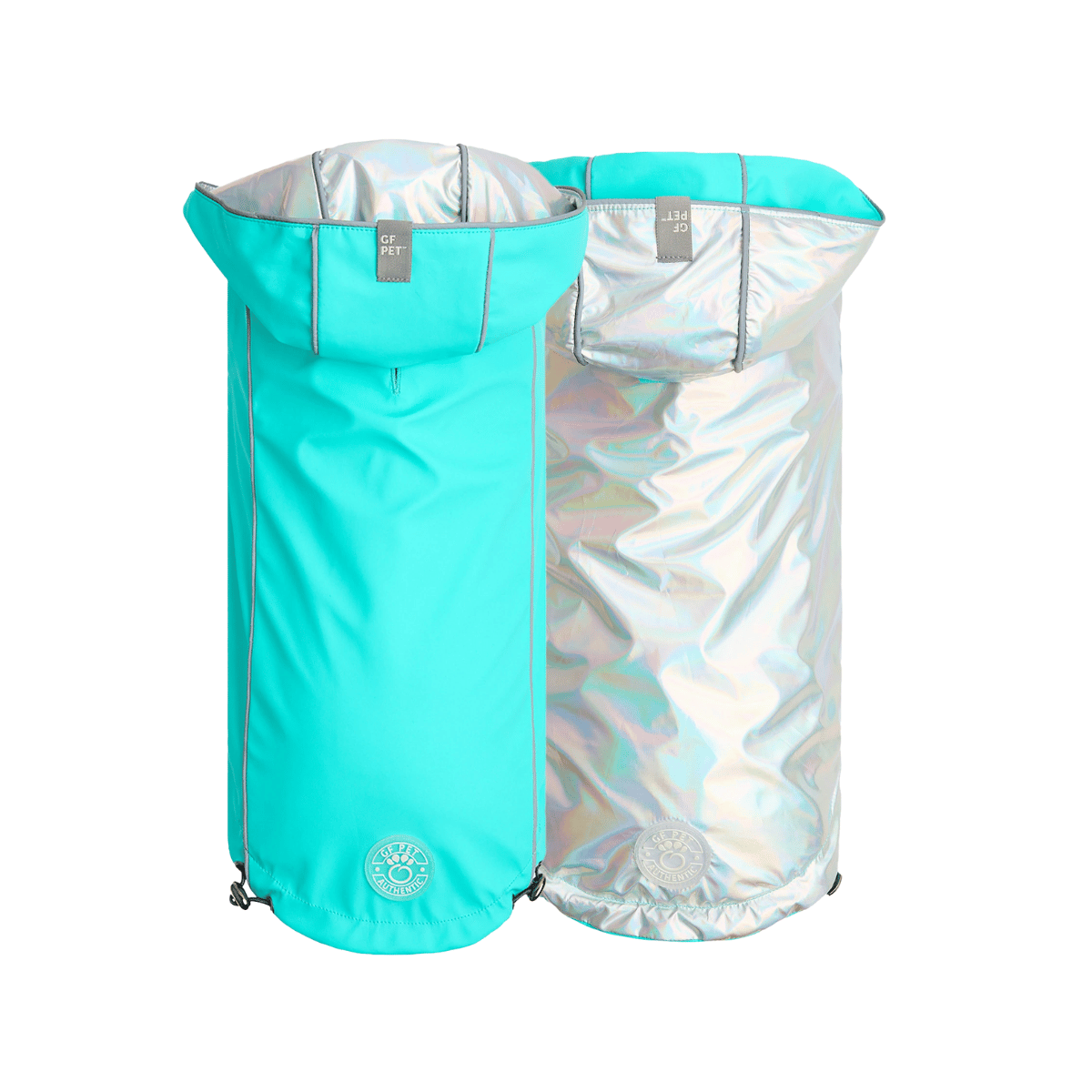 Gfpet Impermeable Reversible Neon Aqua - S