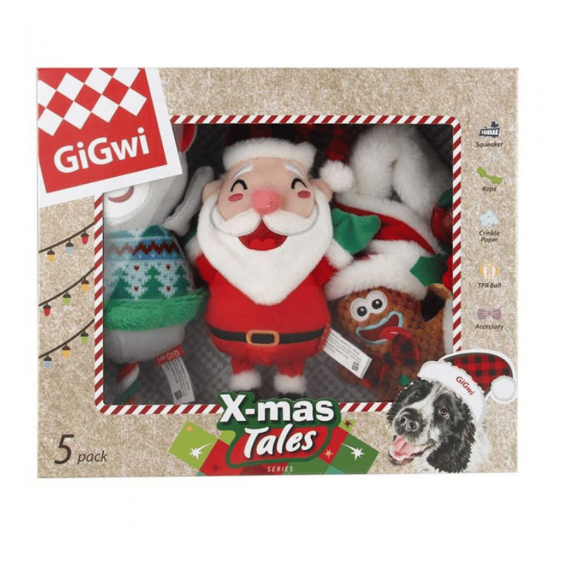 Gigwi Pack Navideño Para Perros - Talla S/M