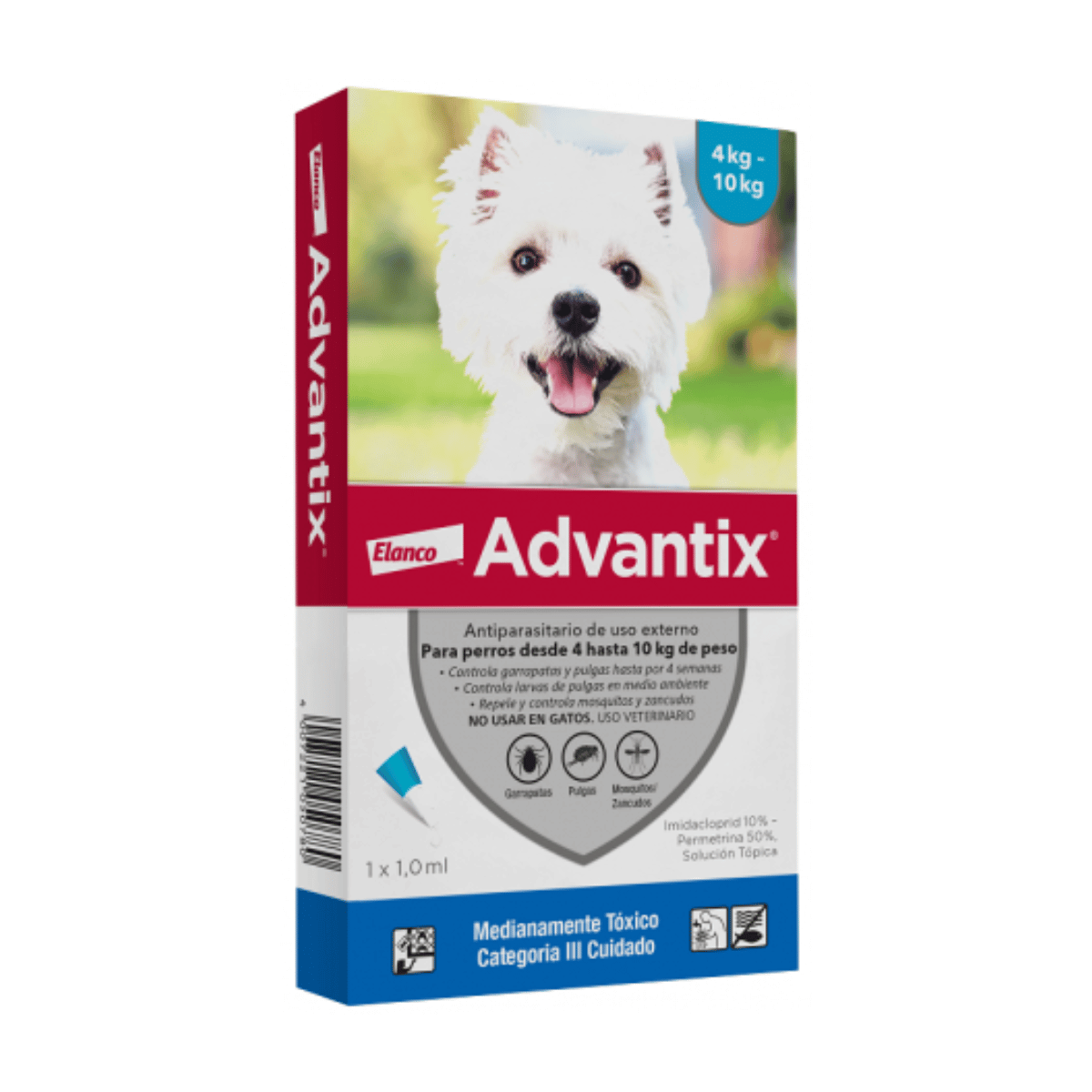 Advantix Pipeta Para Perros 4 10 Kg