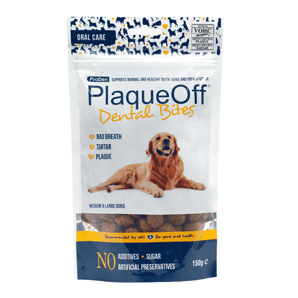 Plaqueoff Snack Cuidado Dental Perro Grande 150 gr