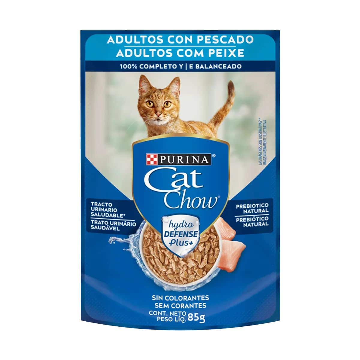 Cat Chow Adultos Pescado Sobre 85 Gr