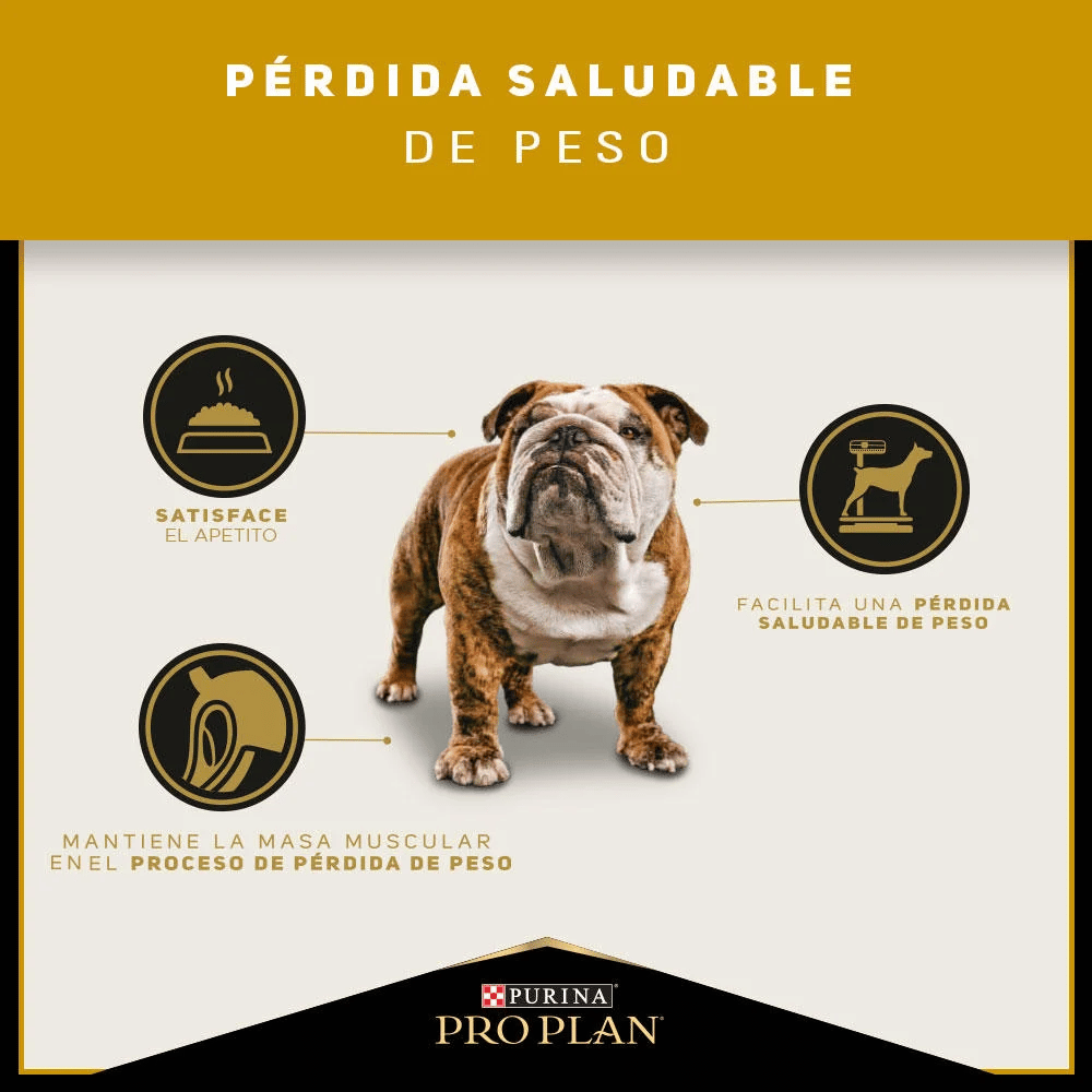 Pro Plan Reducido en Calorías Perro Raza Mediana Y Grande 12 Kg