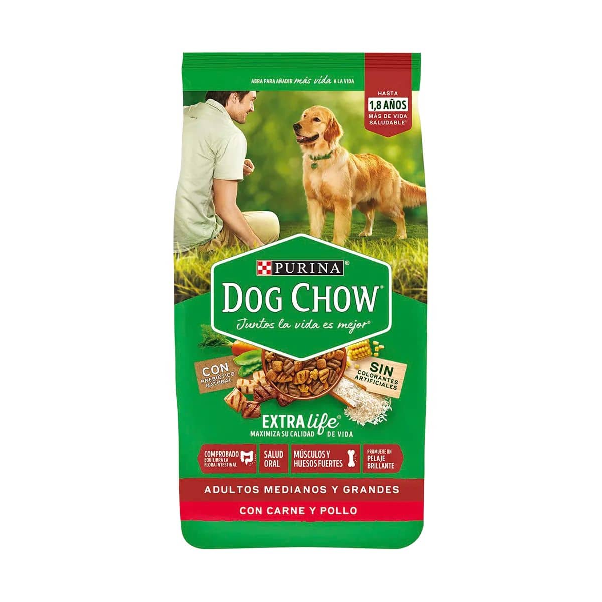 Dog Chow Adulto Mediano Grande Carne y Pollo 3 Kg