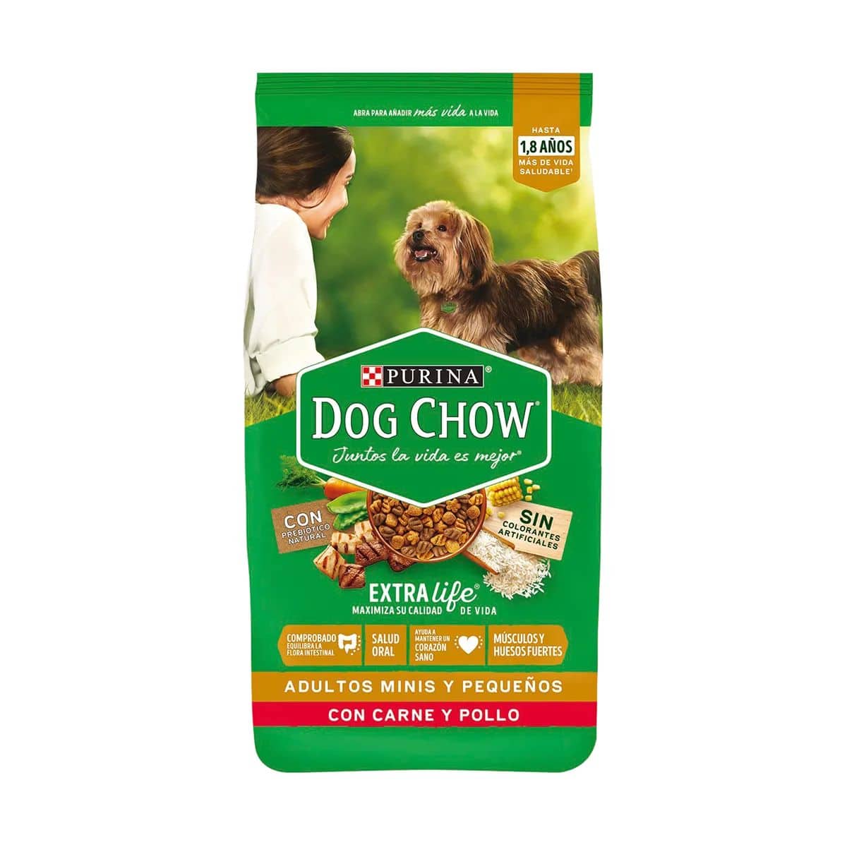Dog Chow Adulto Pequeño Carne y Pollo 3 Kg