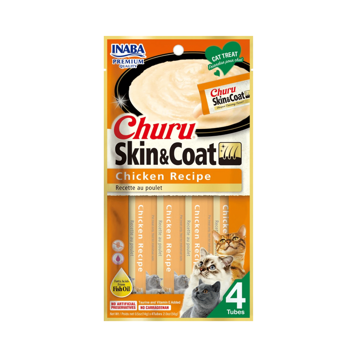 Churu Skin Coat Pollo 4 Tubos
