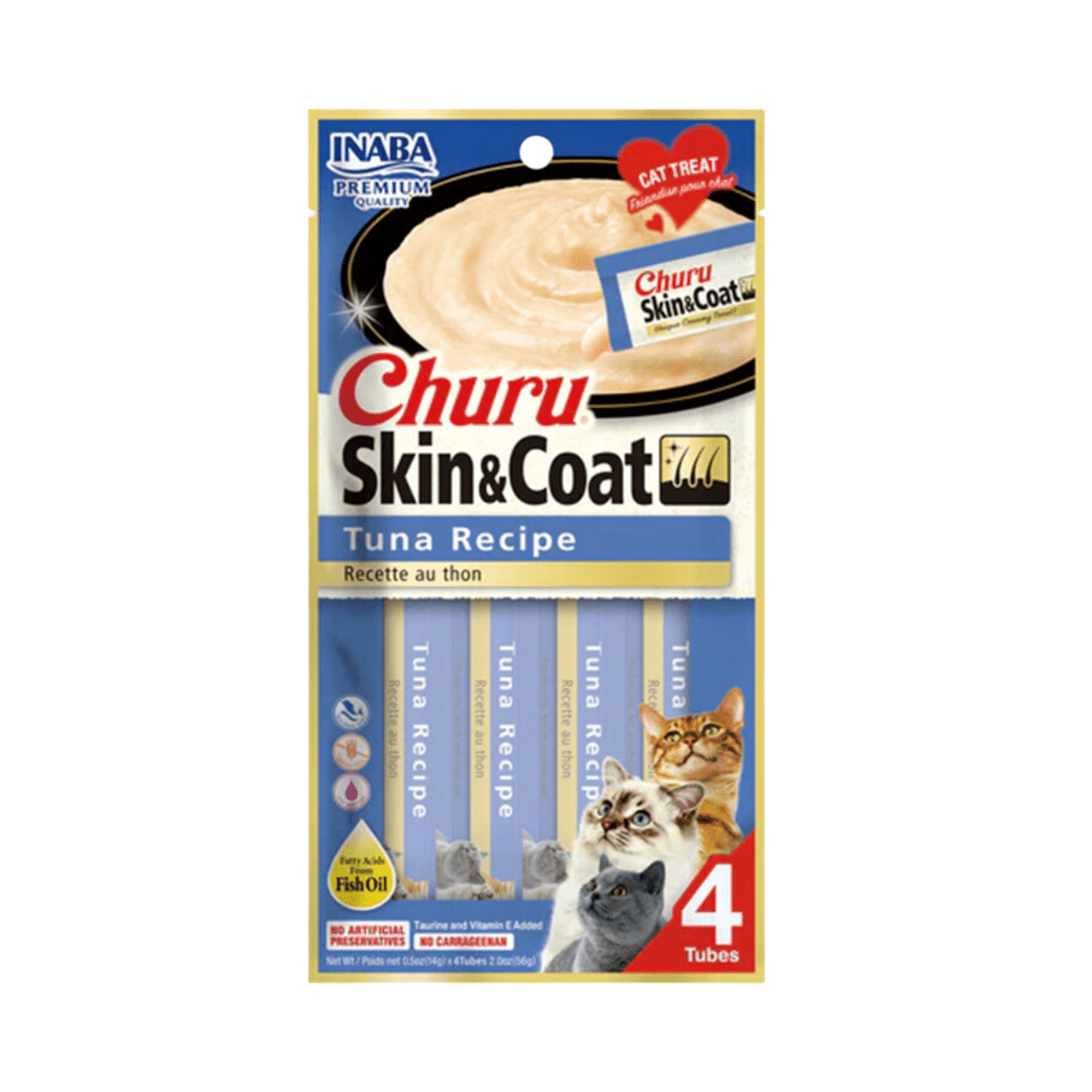 Churu Skin Coat Atún 4 Tubos