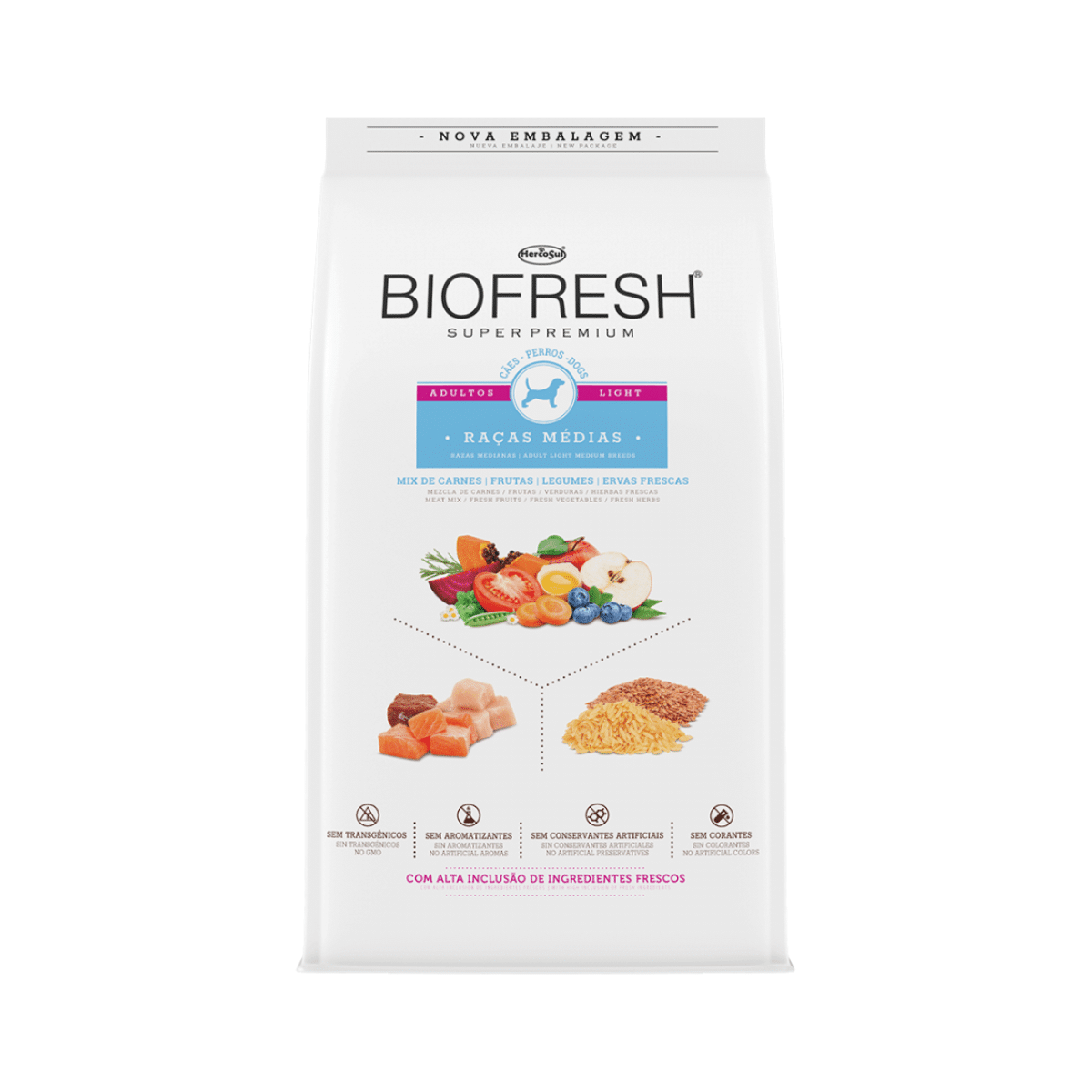 Biofresh Adulto Light Razas Medianas 3 Kg