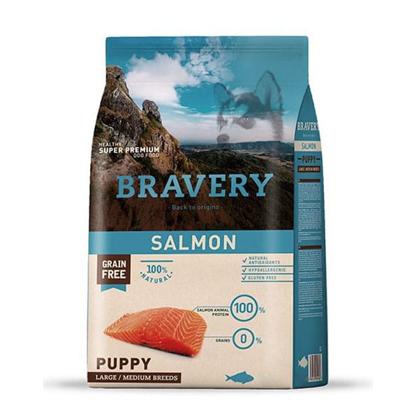 Bravery Salmon Puppy Raza Mediana/Grande 12 Kg