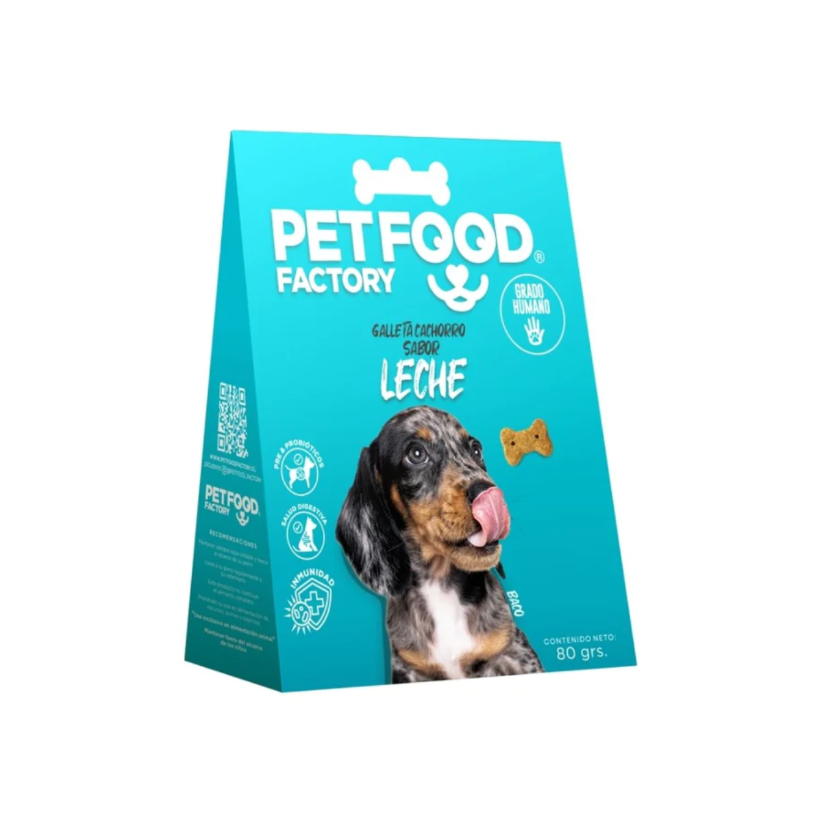 Pet Food Factory Galleta Leche Perro Cachorro 80 Gr