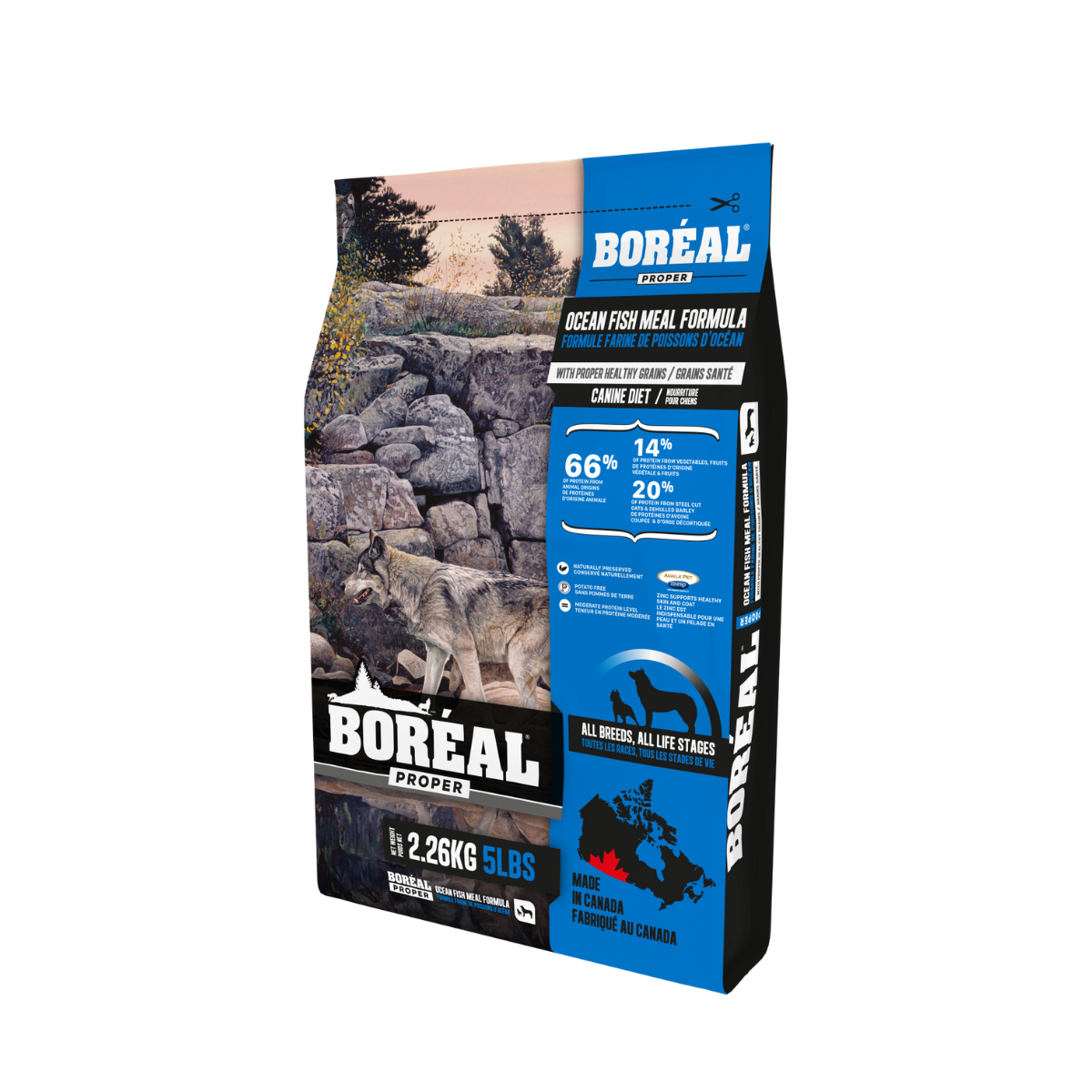 Boreal Proper Pescado Oceánico Perro 2.26 Kg