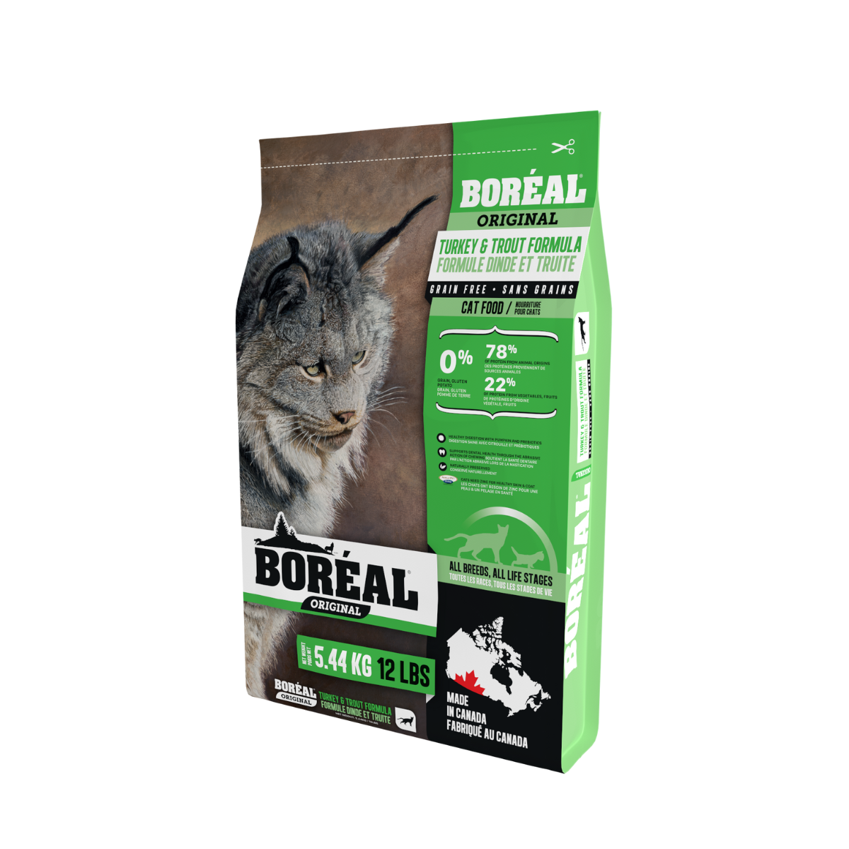 Boreal Original Pavo Y Trucha Gato 5.4 Kg