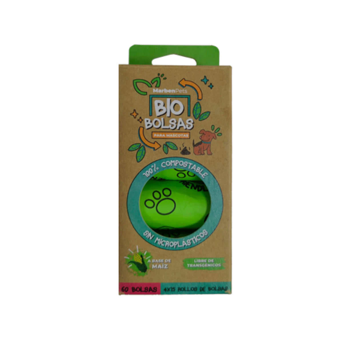 Bio Bolsas Marben Pets 4 Rollos