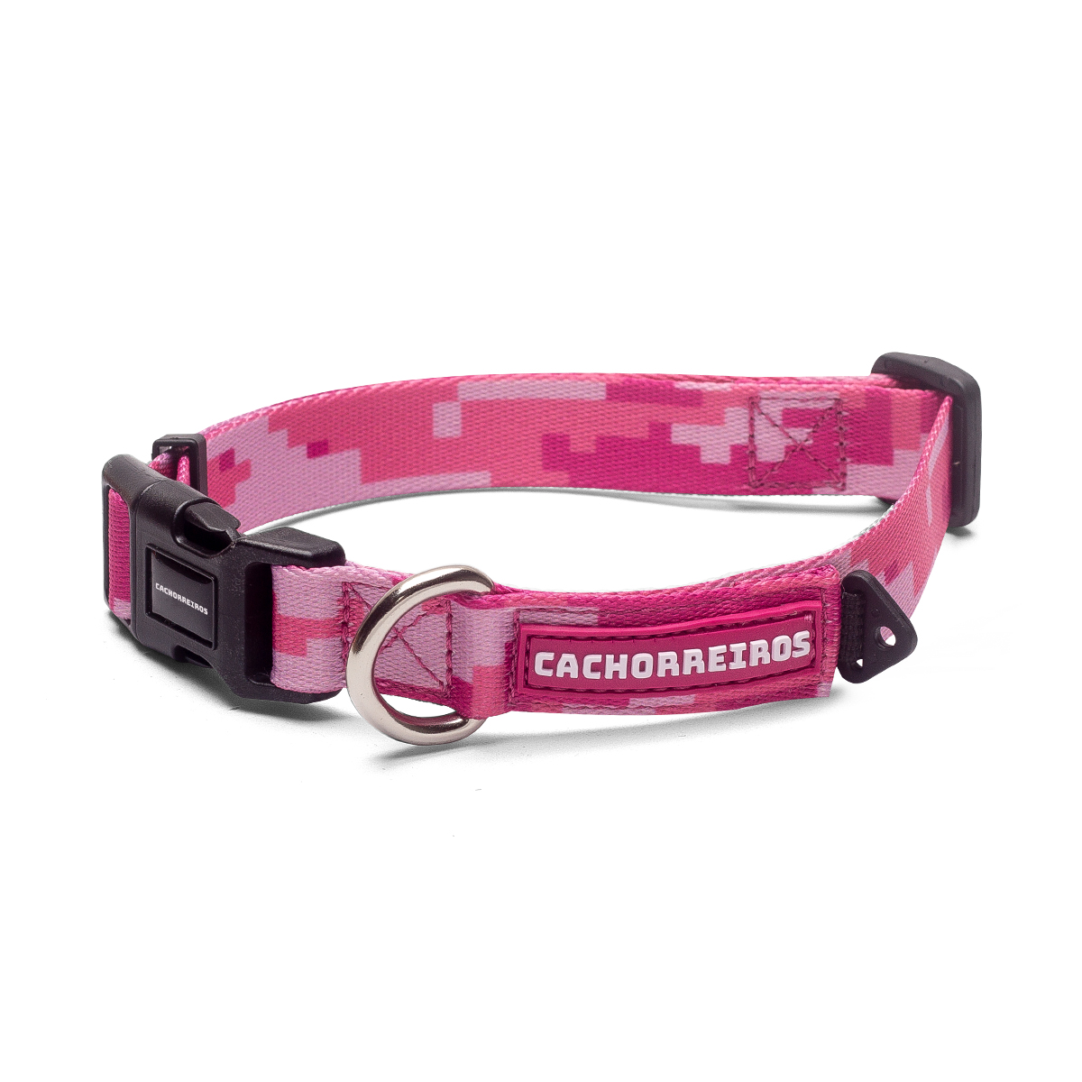 Cachorreiros Collar Camuflaje Rosa- Talla S