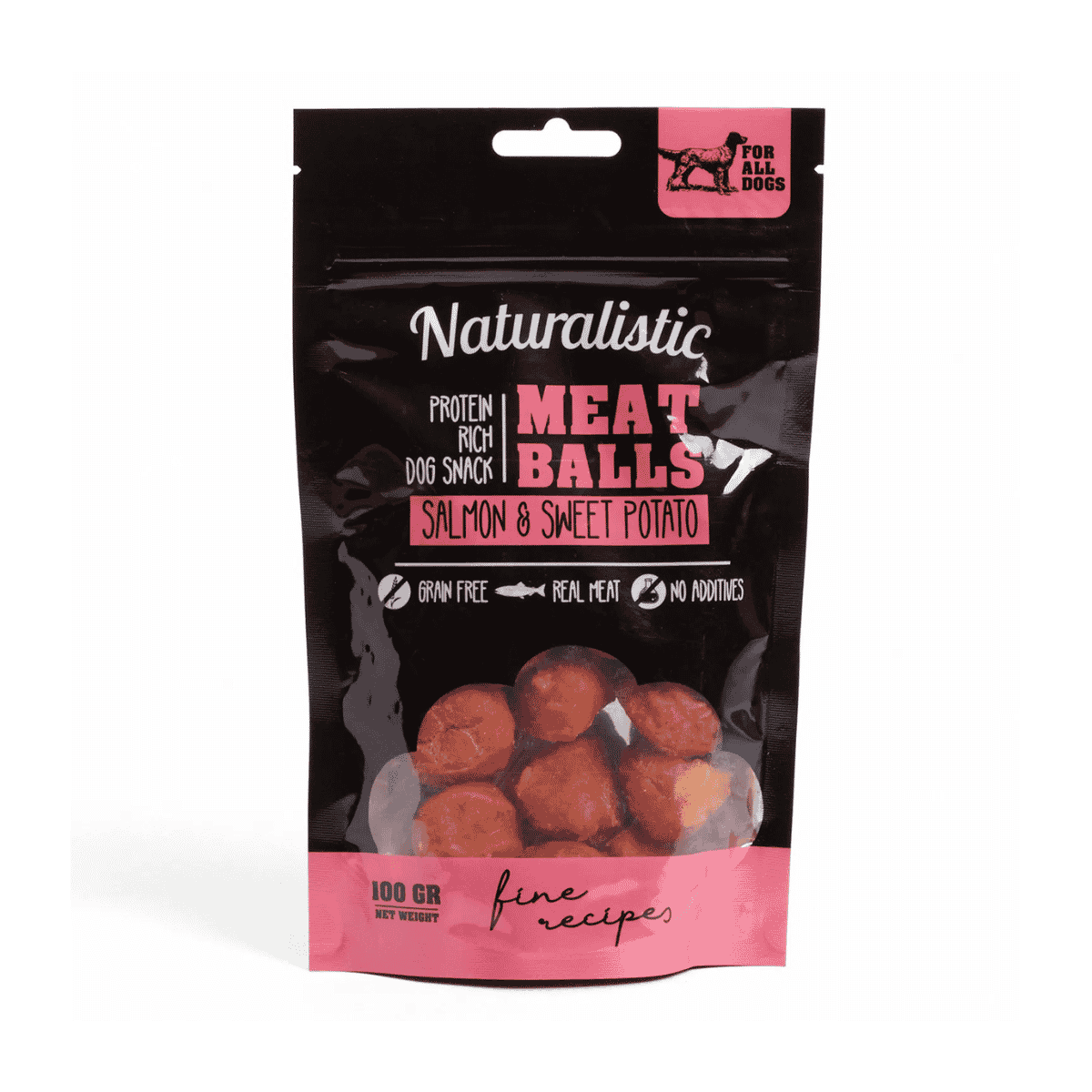 Naturalistic Meatballs Salmon Y Camote 100 Gr