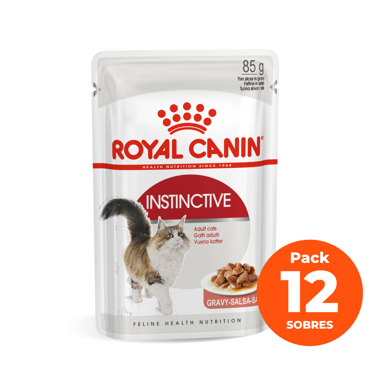 Royal Canin Gato Adult Instinctive Pouch - Pack 12 und