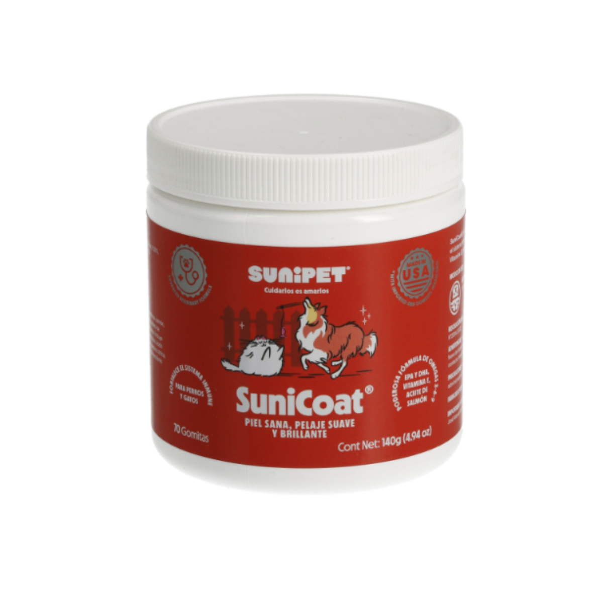 SuniCoat Cuidado Piel y Pelaje 140 Gr
