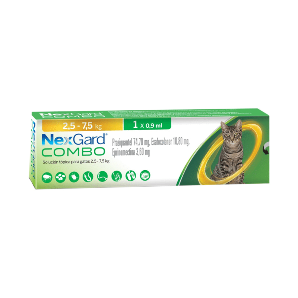 Nexgard Combo Pipeta Para Gatos 2.5 a 7.5 Kg