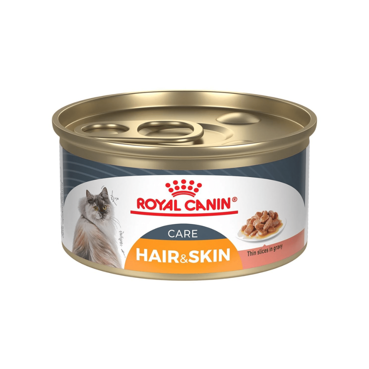 Royal Canin Gato Adulto Hair And Skin Lata 145 Gr