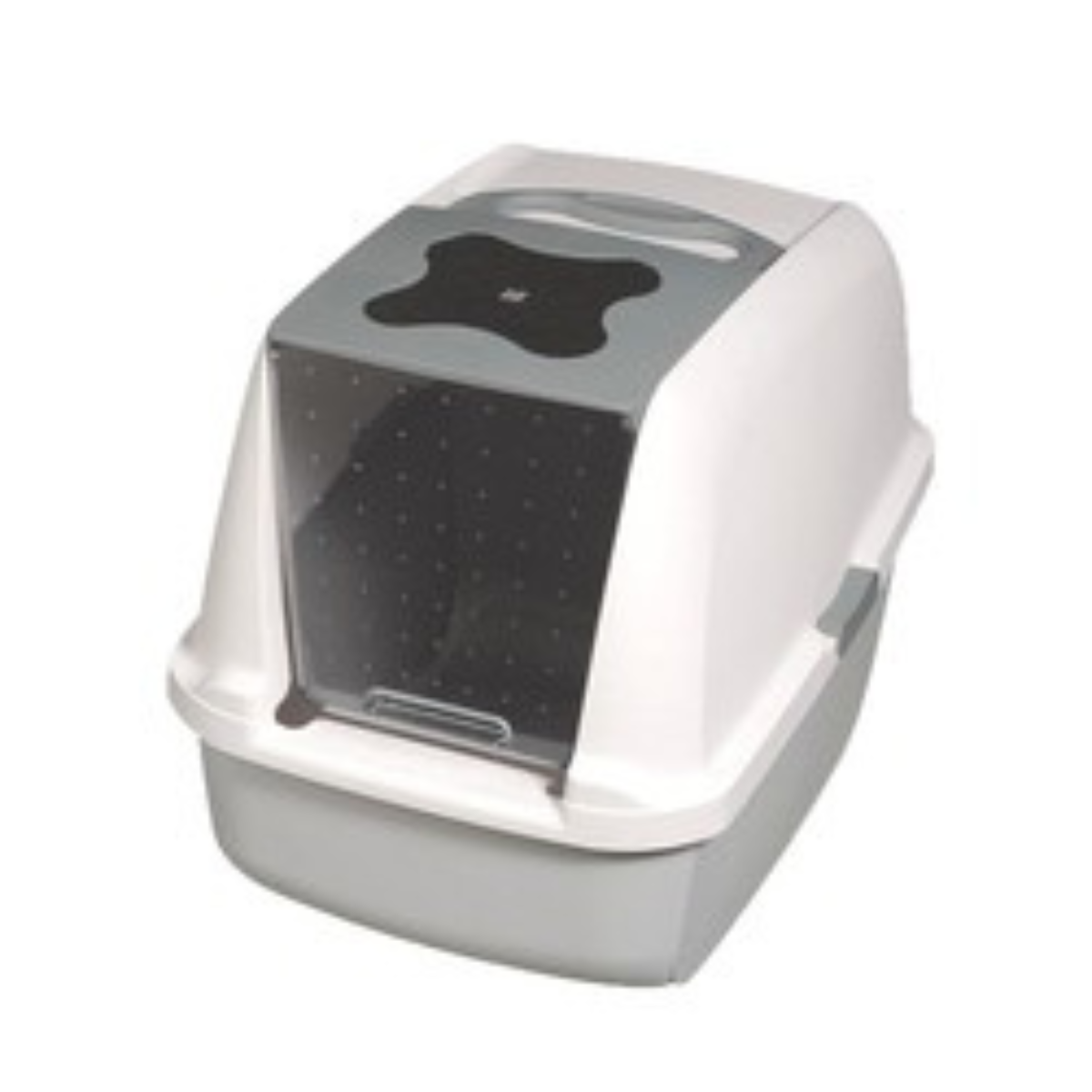 Catit Baño Sanitario Con Cubierta Gris