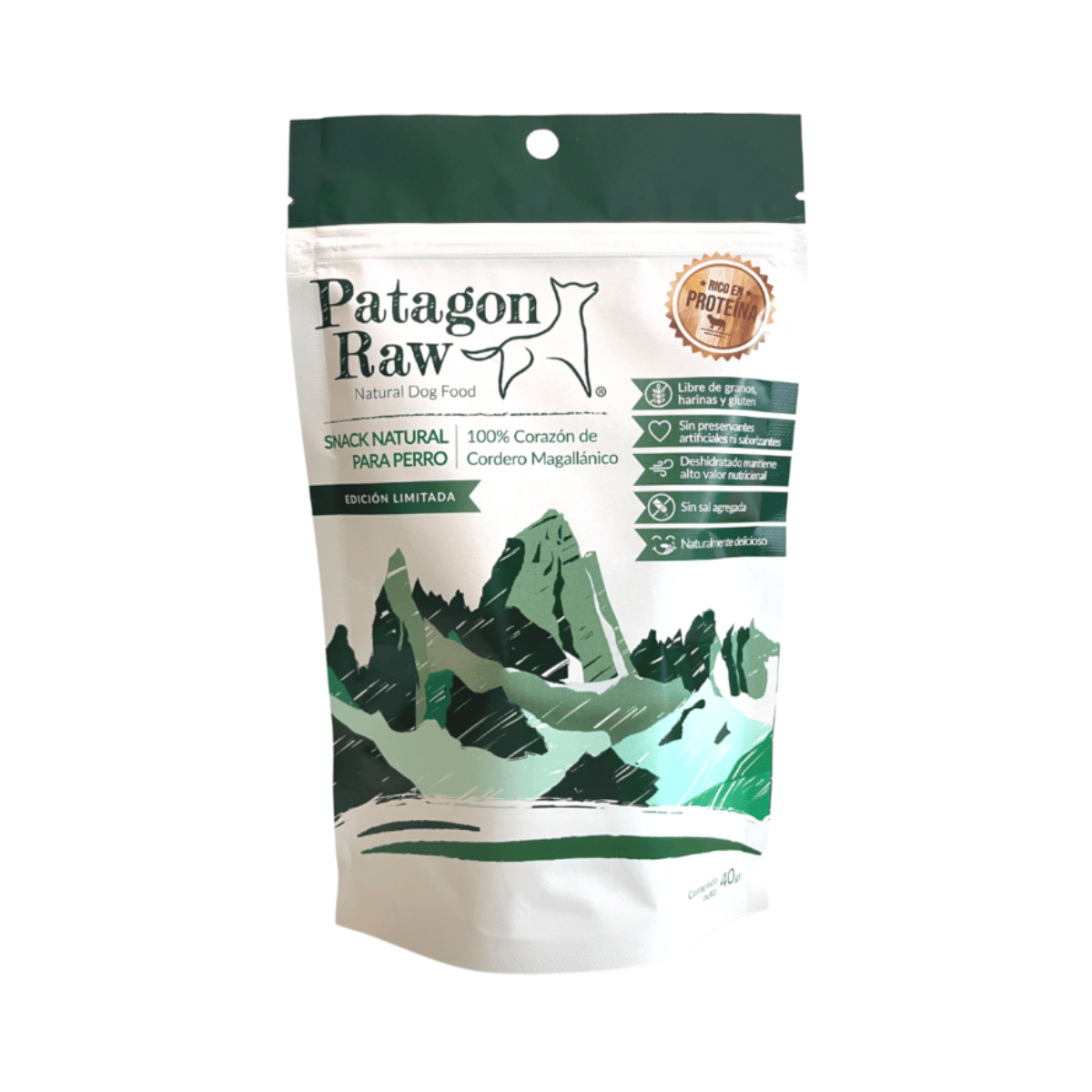 Patagon Raw Corazón De Cordero 40 Gr