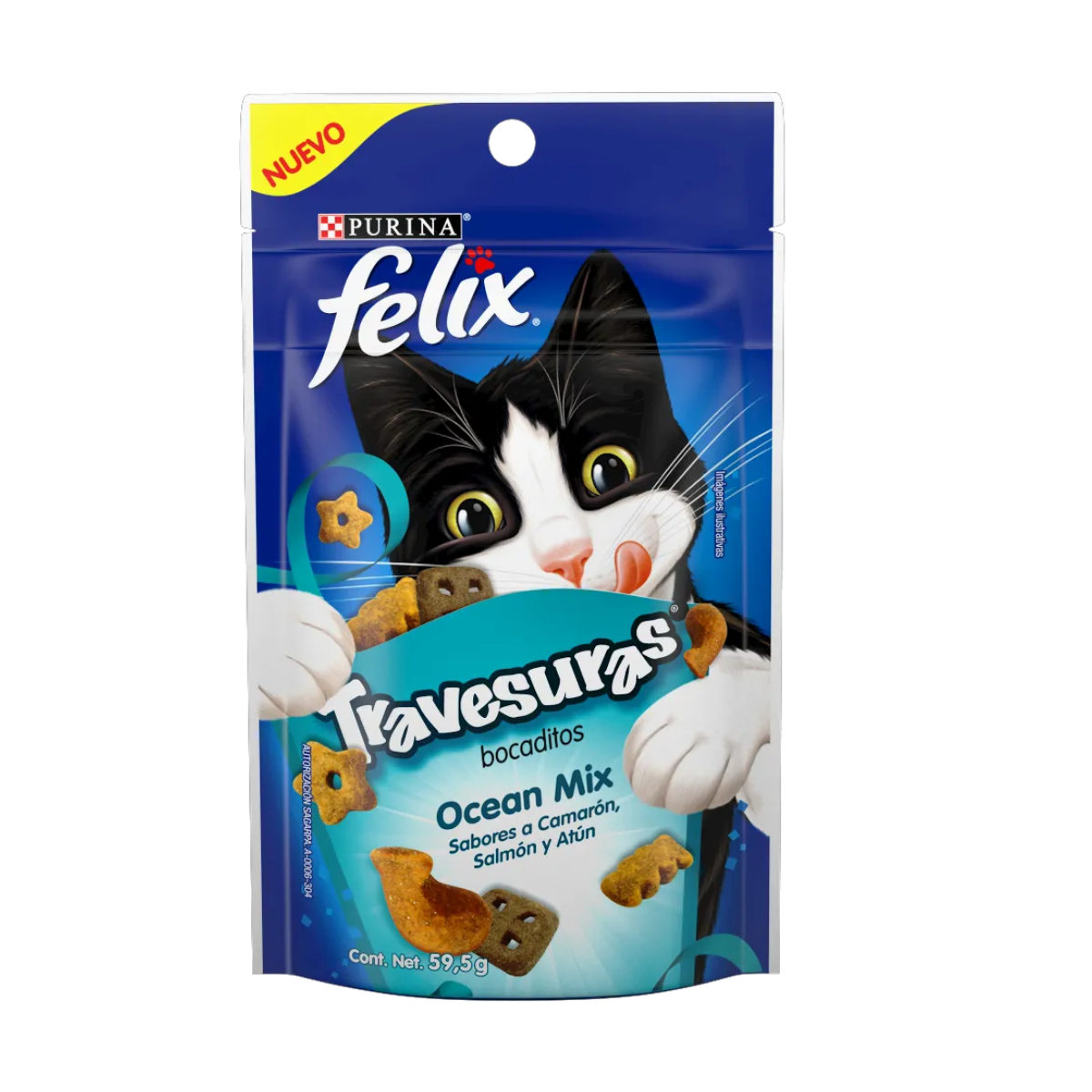 Felix Travesuras Snack Ocean Mix 60 Gr