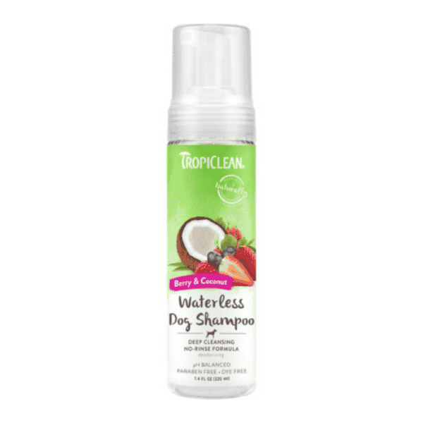 Tropiclean Waterless Dog Shampoo Berry Y Coco 220 Ml
