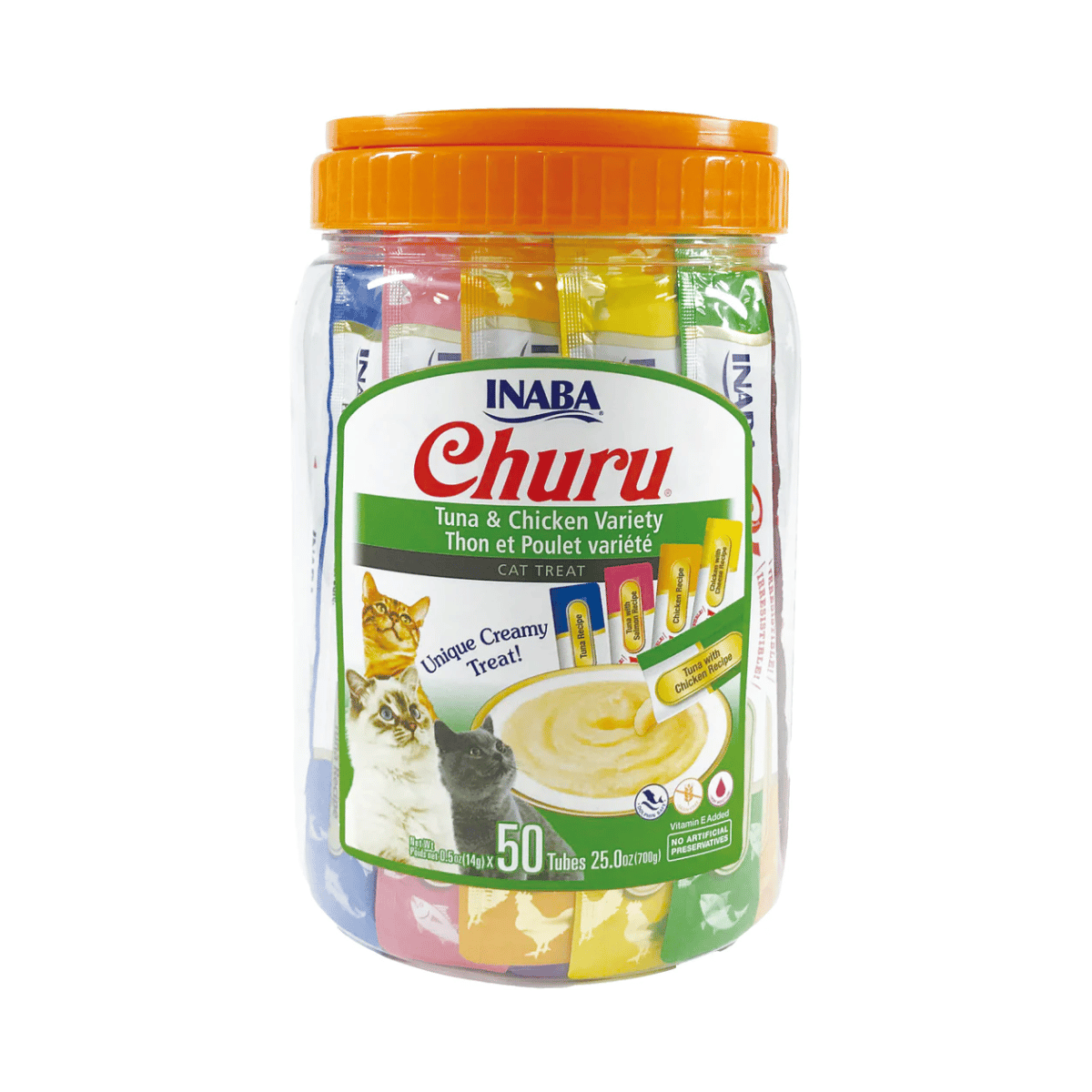 Churu Atún Y Pollo Variedades 50 Tubos