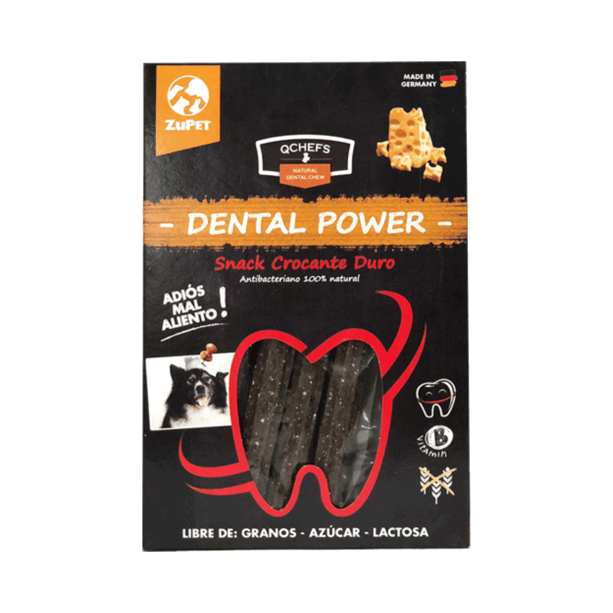 Qchefs Dental Snack Crocante Duro Perro 72 Gr