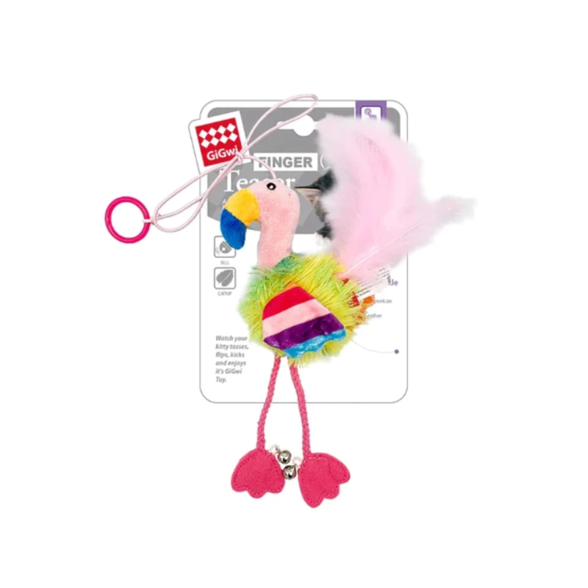 Gigwi Finger Teaser con Catnip Juguete para Gatos