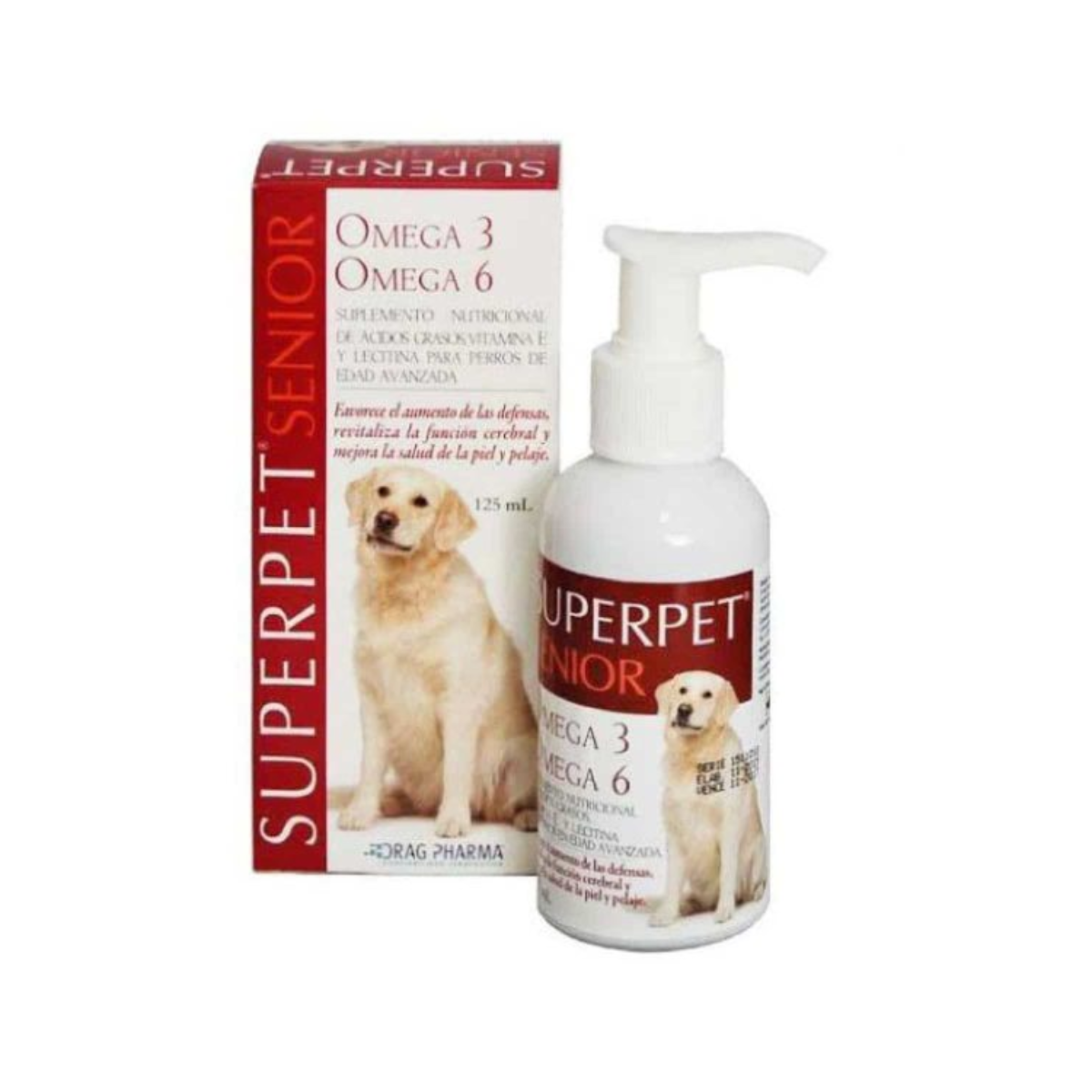 Superpet Omega 3 Y 6 Para Perros Senior 125 Ml