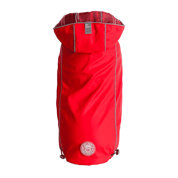 Gfpet Impermeable Reversible Rojo - Xs