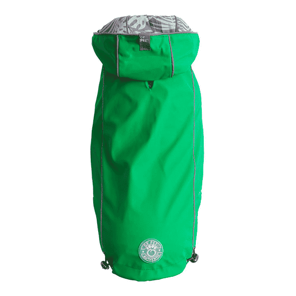 Gfpet Impermeable Reversible Verde - Xs