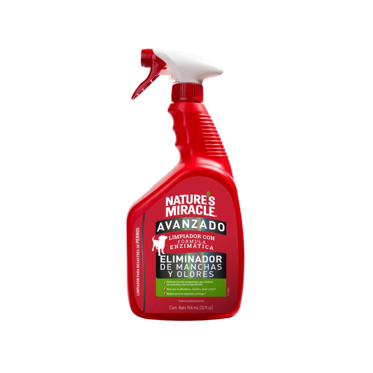 Natures Miracle Eliminador De Manchas Y Olores Perro 946 Ml