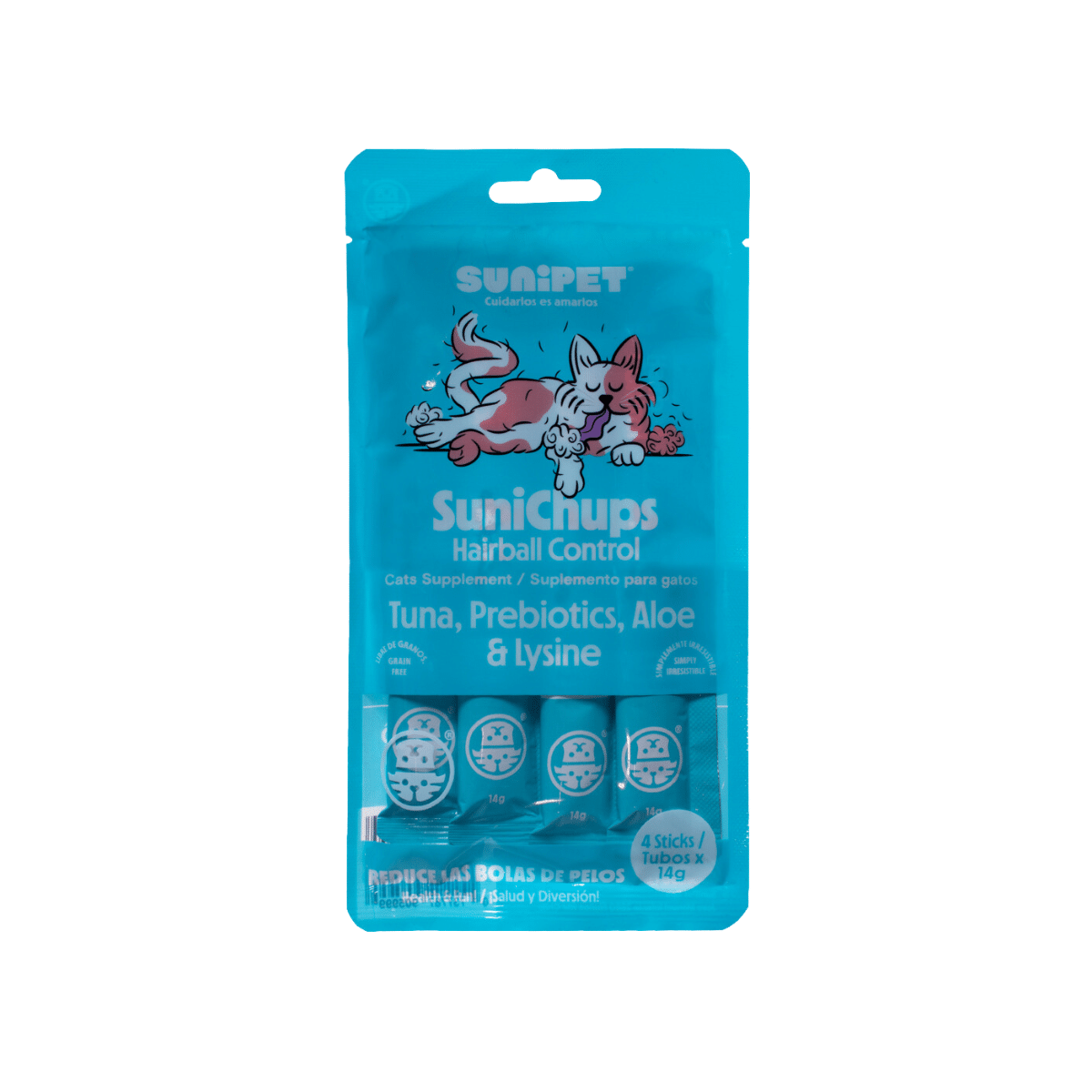 Sunichups Hairball Control 4 Tubos