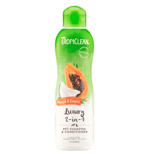Tropiclean Shampoo Y Acondicionador Papaya Coconut 592 Ml
