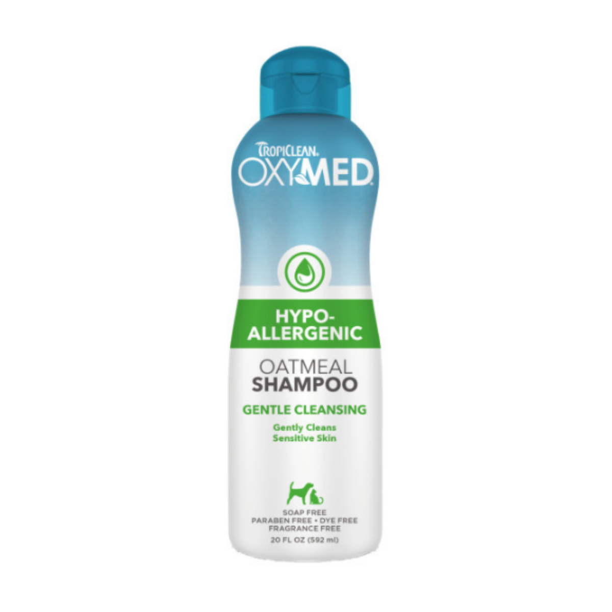 Tropiclean Oxymed Shampoo Hipoalergenico Para Perros y Gatos 592 Ml