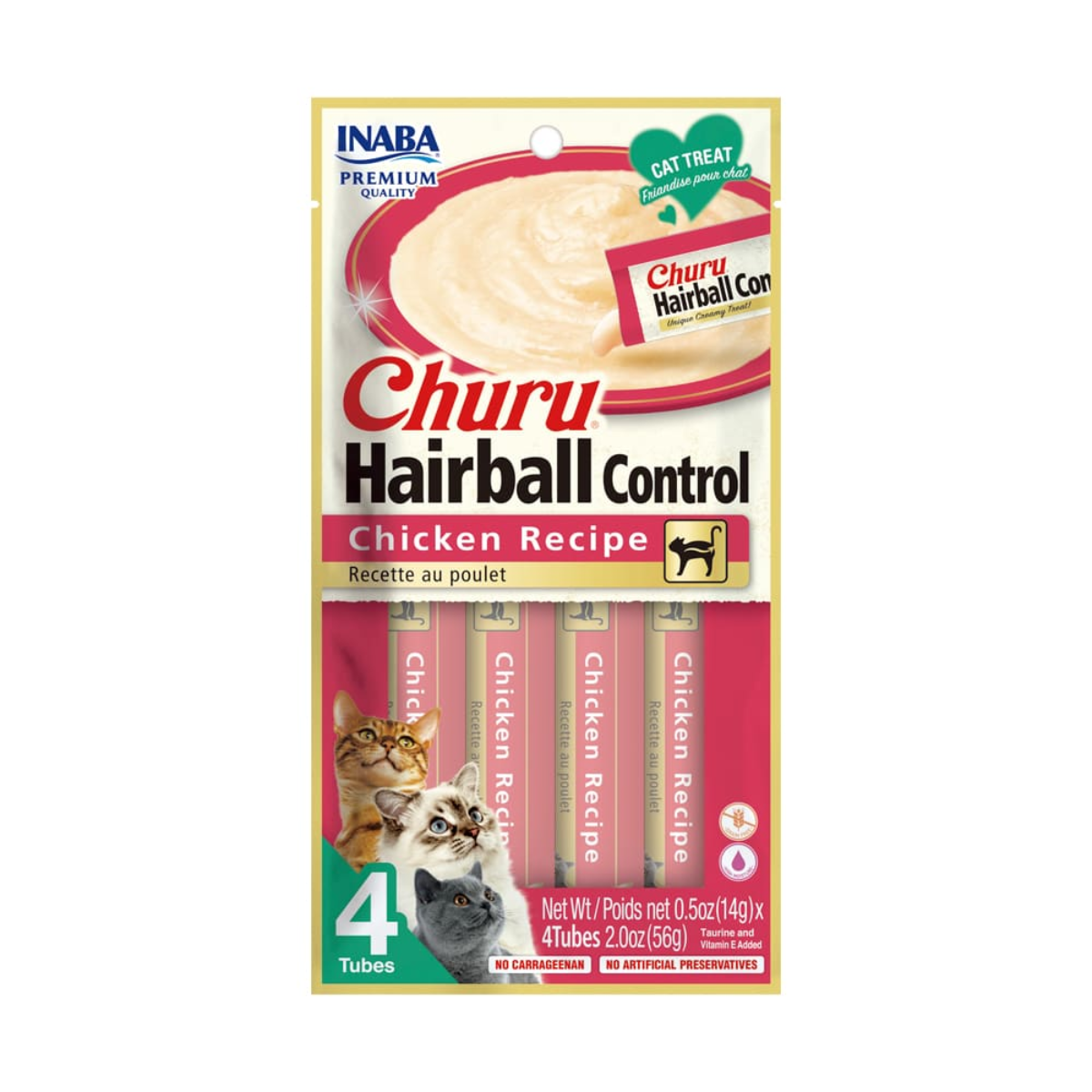 Churu Hairball Pollo 4 Tubos
