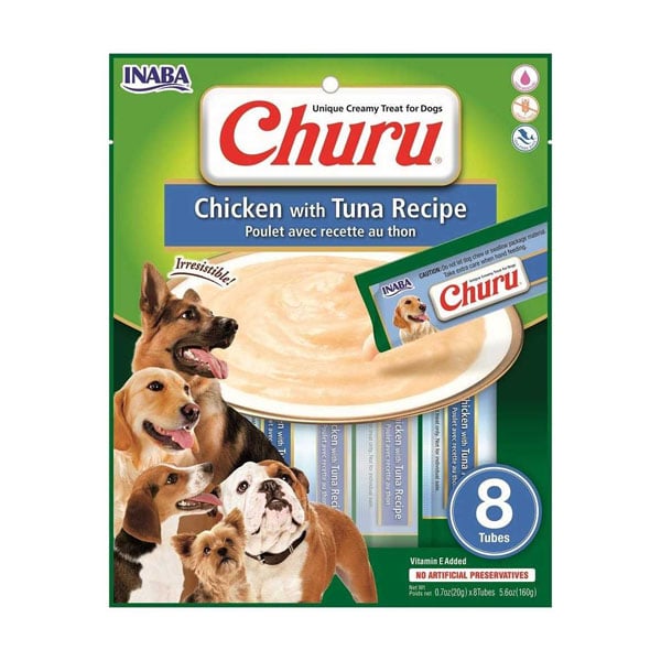 Churu Para Perro Pollo Con Atún8 Tubos