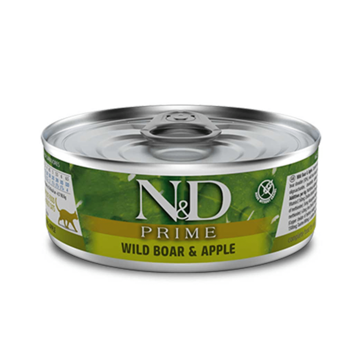 N&D Prime Jabali Y Manzana Gato - 80 Gr