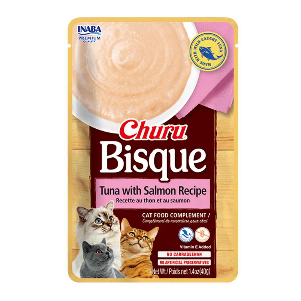 Churu Bisque Atún Con Salmón 40 Gr