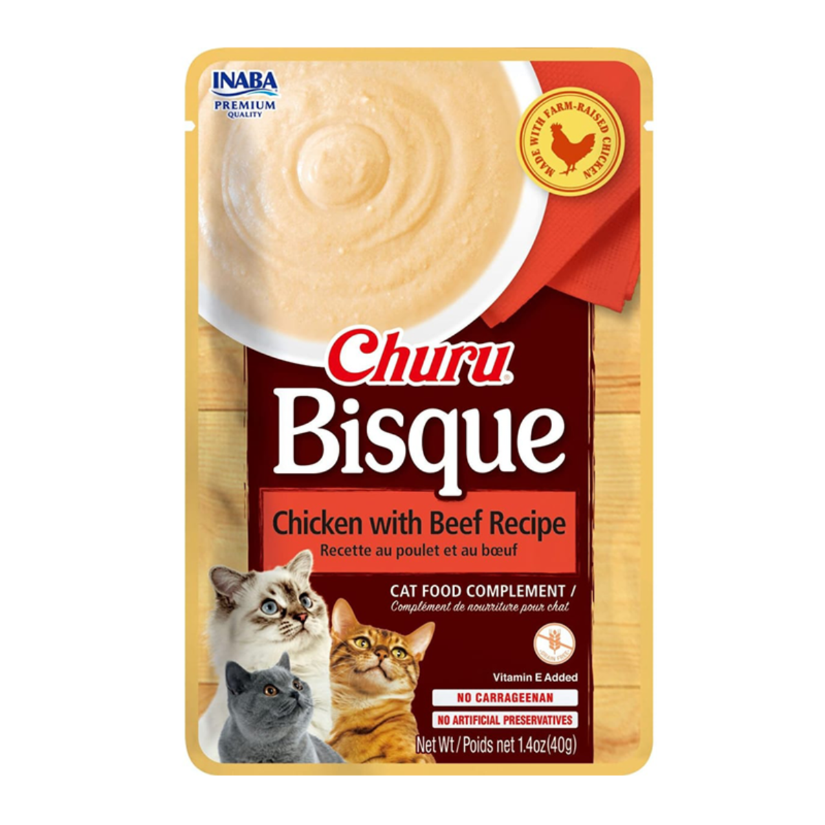 Churu Bisque Pollo Con Carne 40 Gr