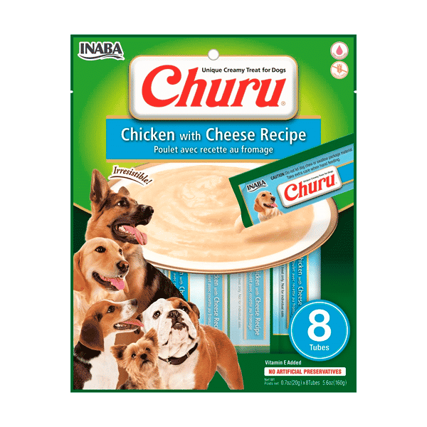 Churu Para Perro Pollo Con Queso8 Tubos